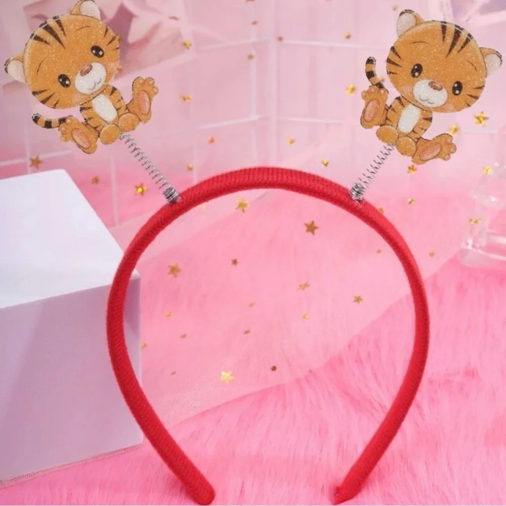 New Adorable Tiger Headband, Cartoon Tiger